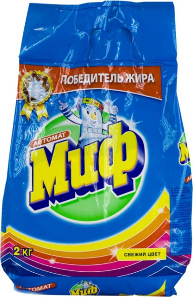 Стиральный порошок Миф Cвежий цвет Автомат 2кг